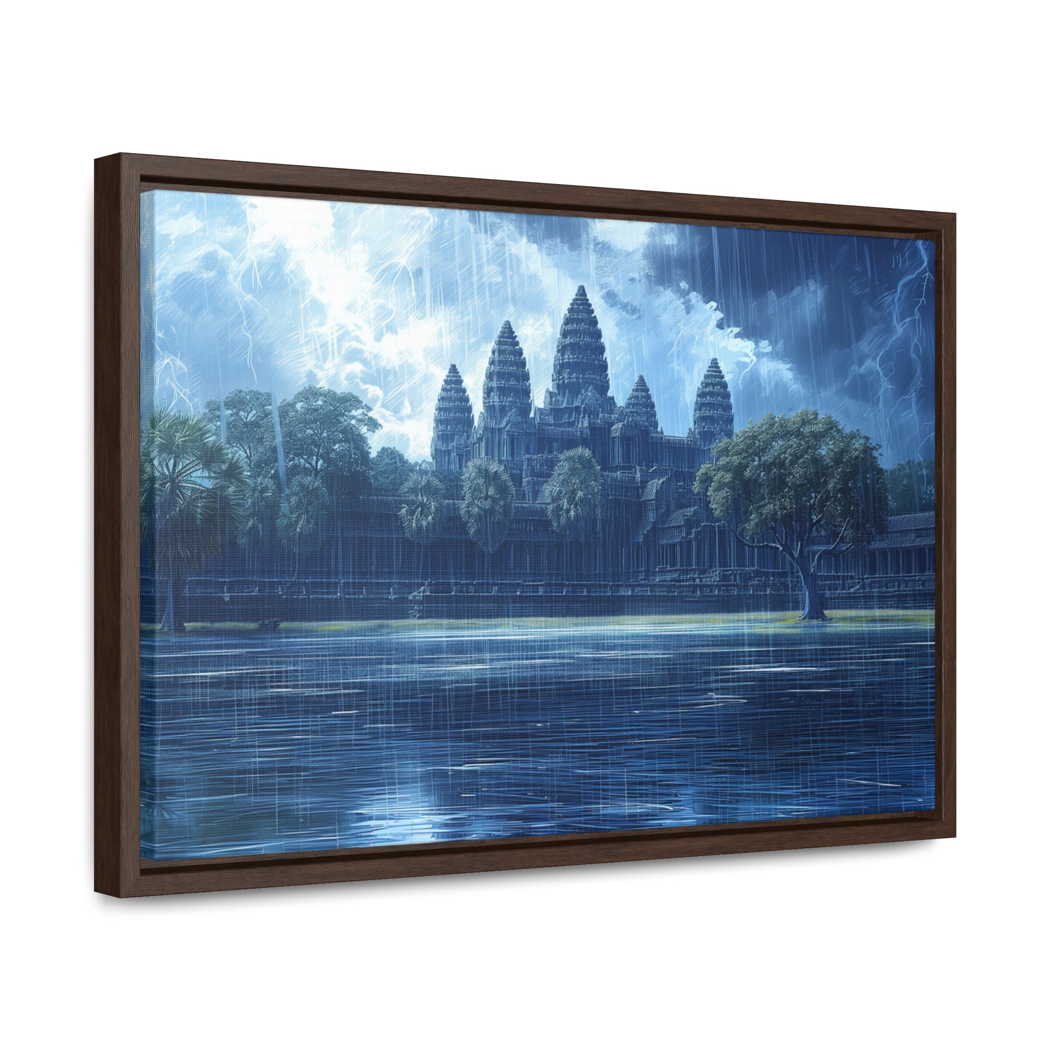 Thunderstorm Over Angkor Wat Canvas