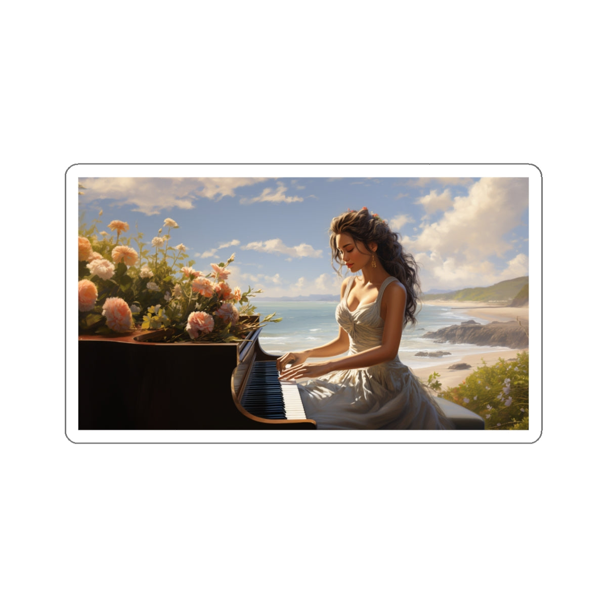 Serenade by the Sea Sticker