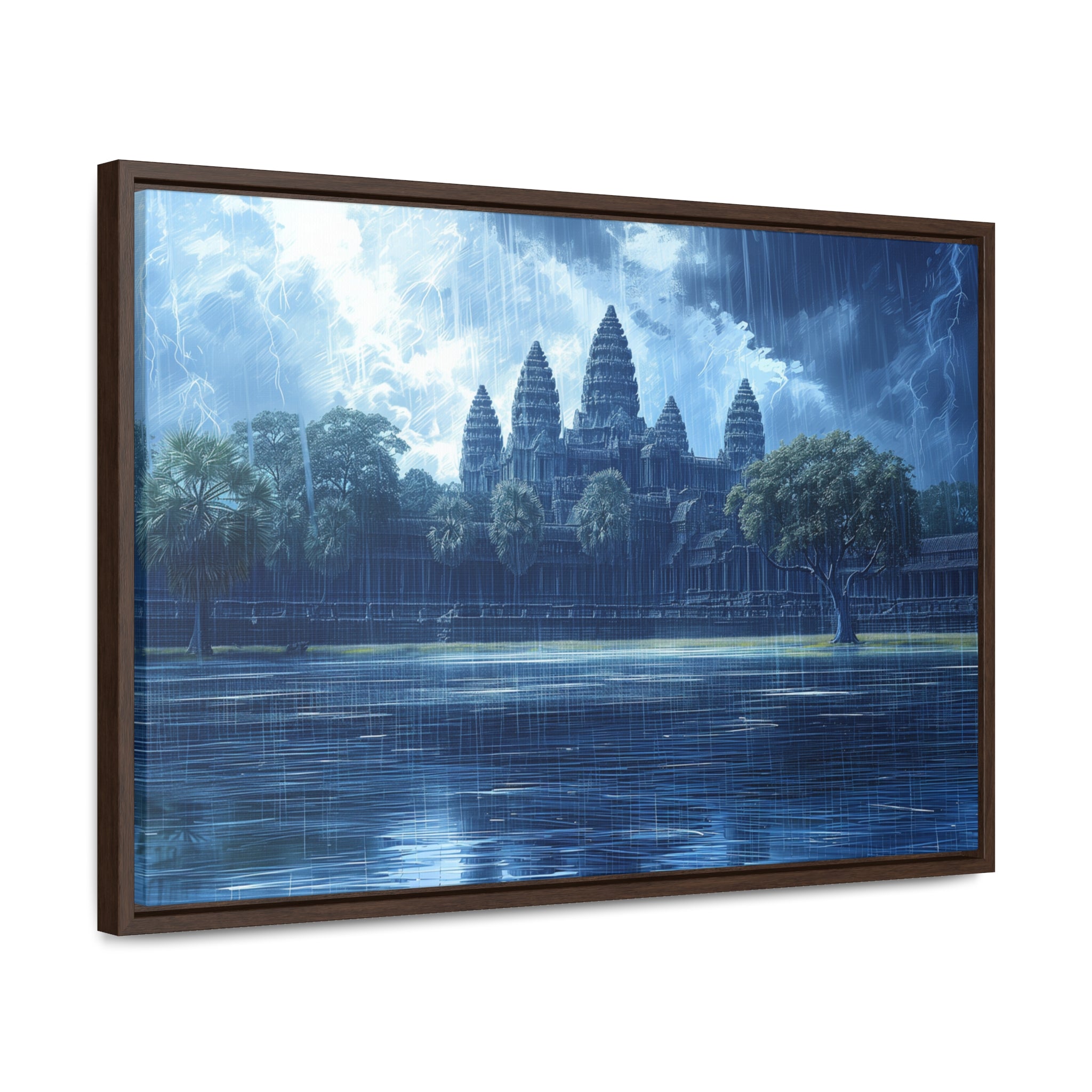 Thunderstorm Over Angkor Wat Canvas