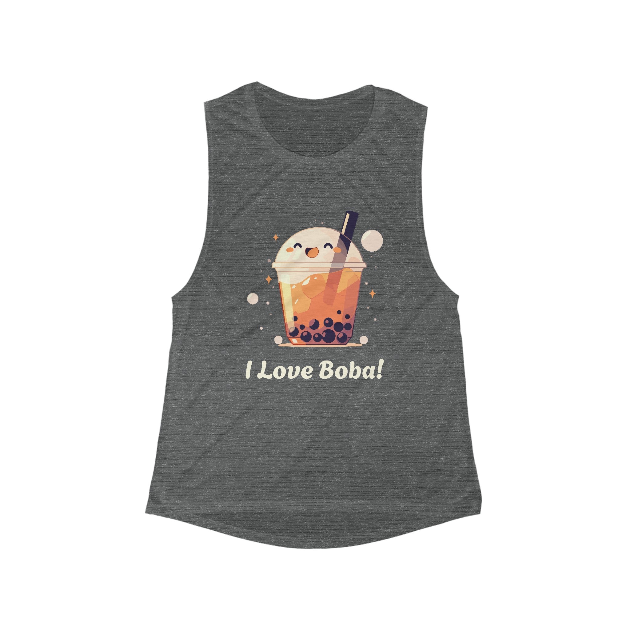 I Love Boba! Women's Flowy Tank Top