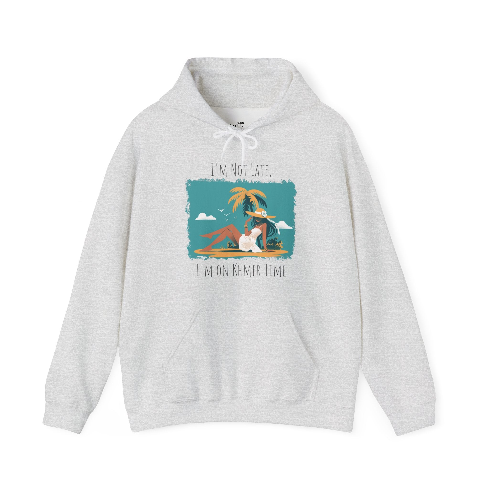 I'm not late, I'm on Khmer Time - Heavy Blend Hoodie