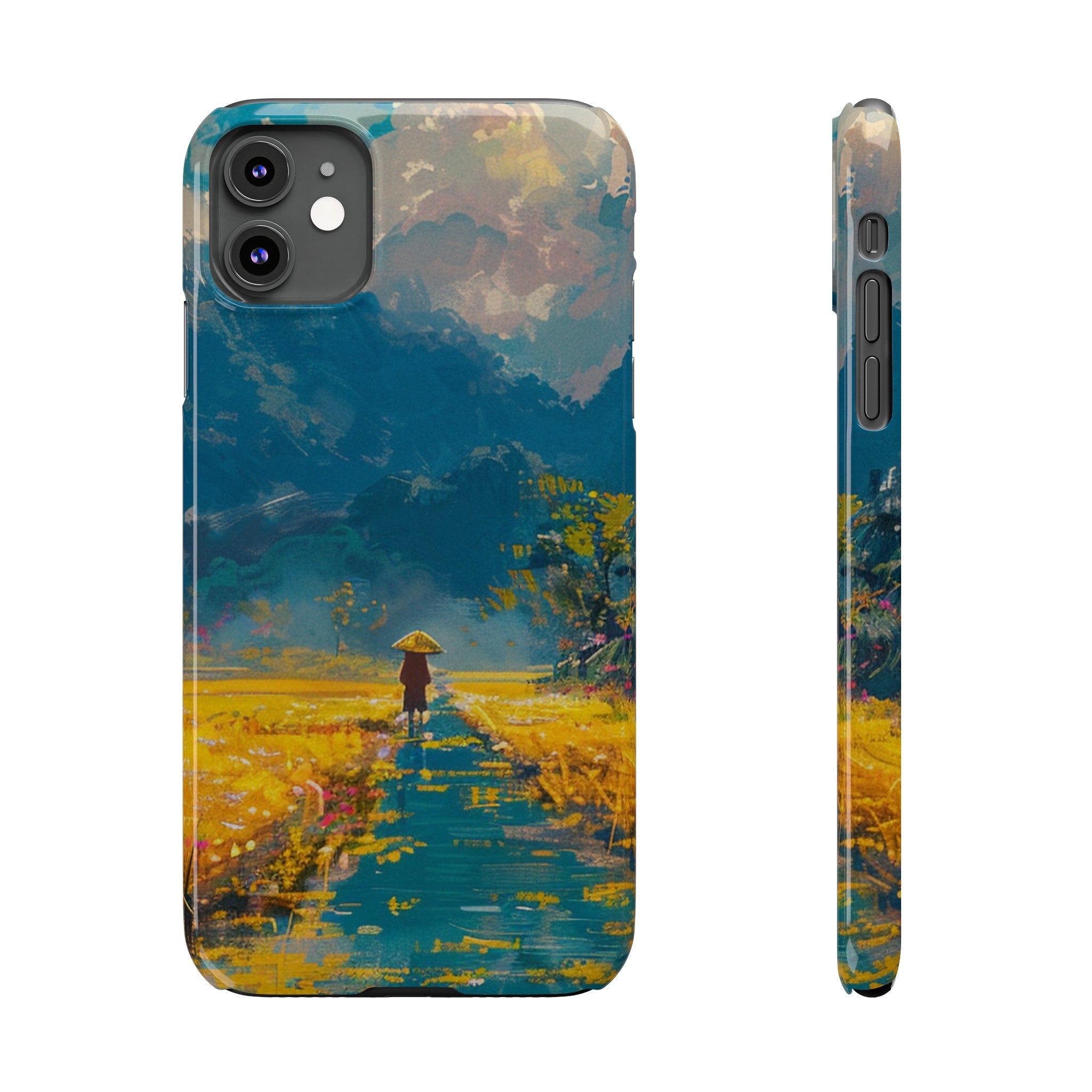 Golden Journey Slim Phone Case