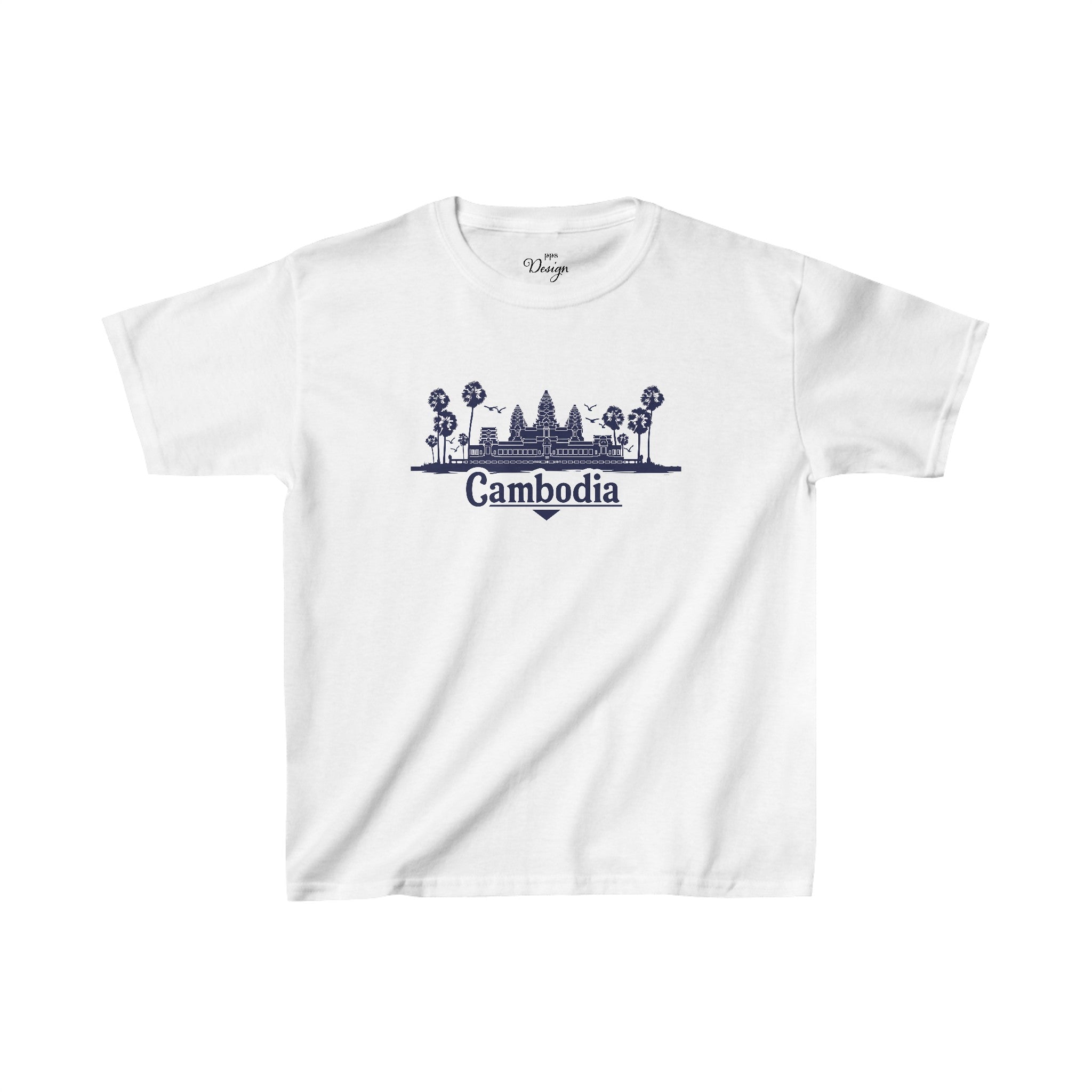 Angkor Wat Cambodia - Kids Heavy Cotton Tee