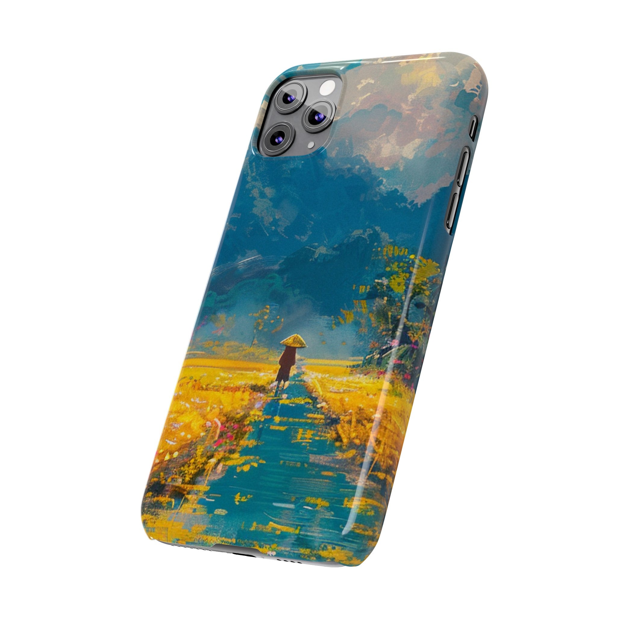 Golden Journey Slim Phone Case