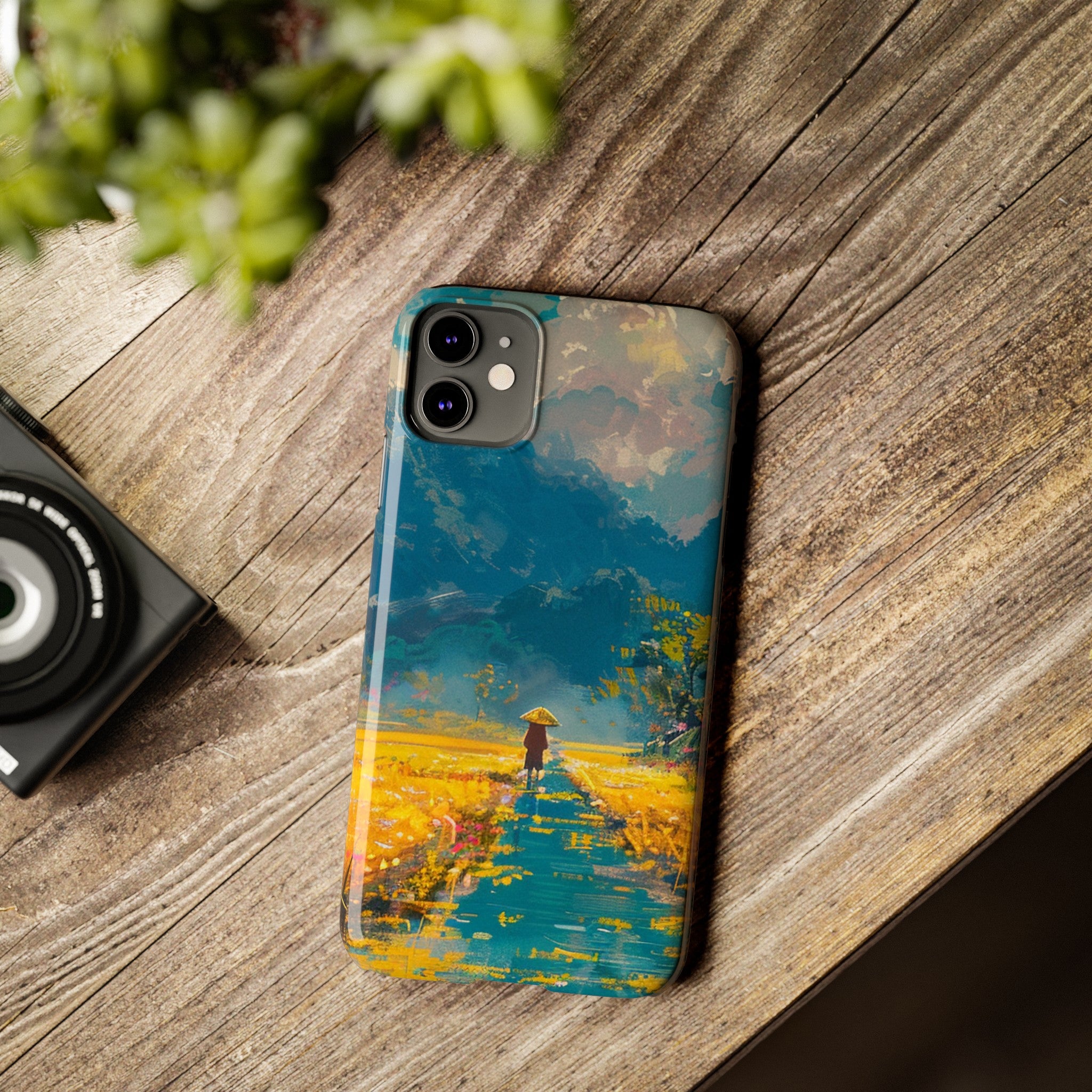 Golden Journey Slim Phone Case