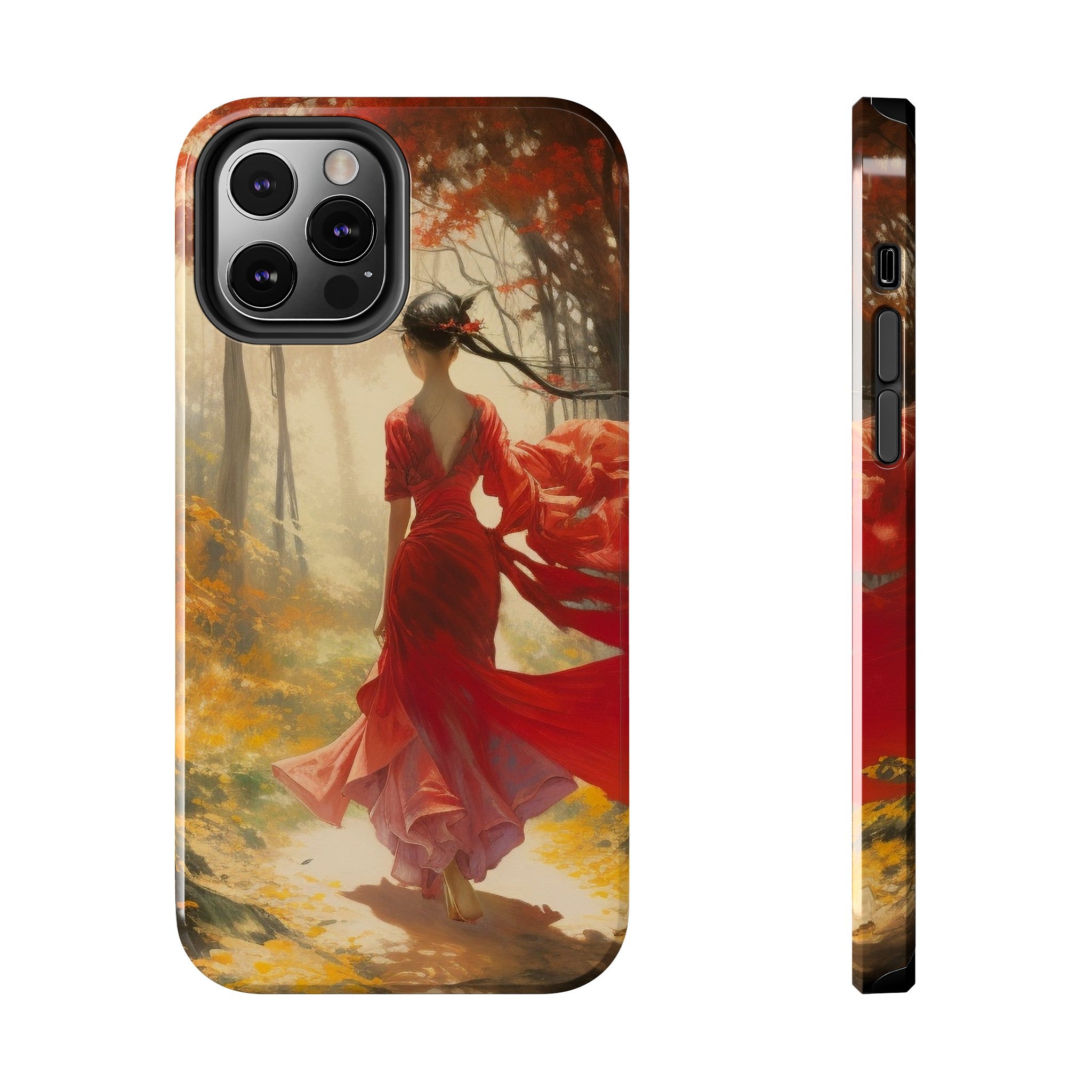 Crimson Journey Tough Phone Case