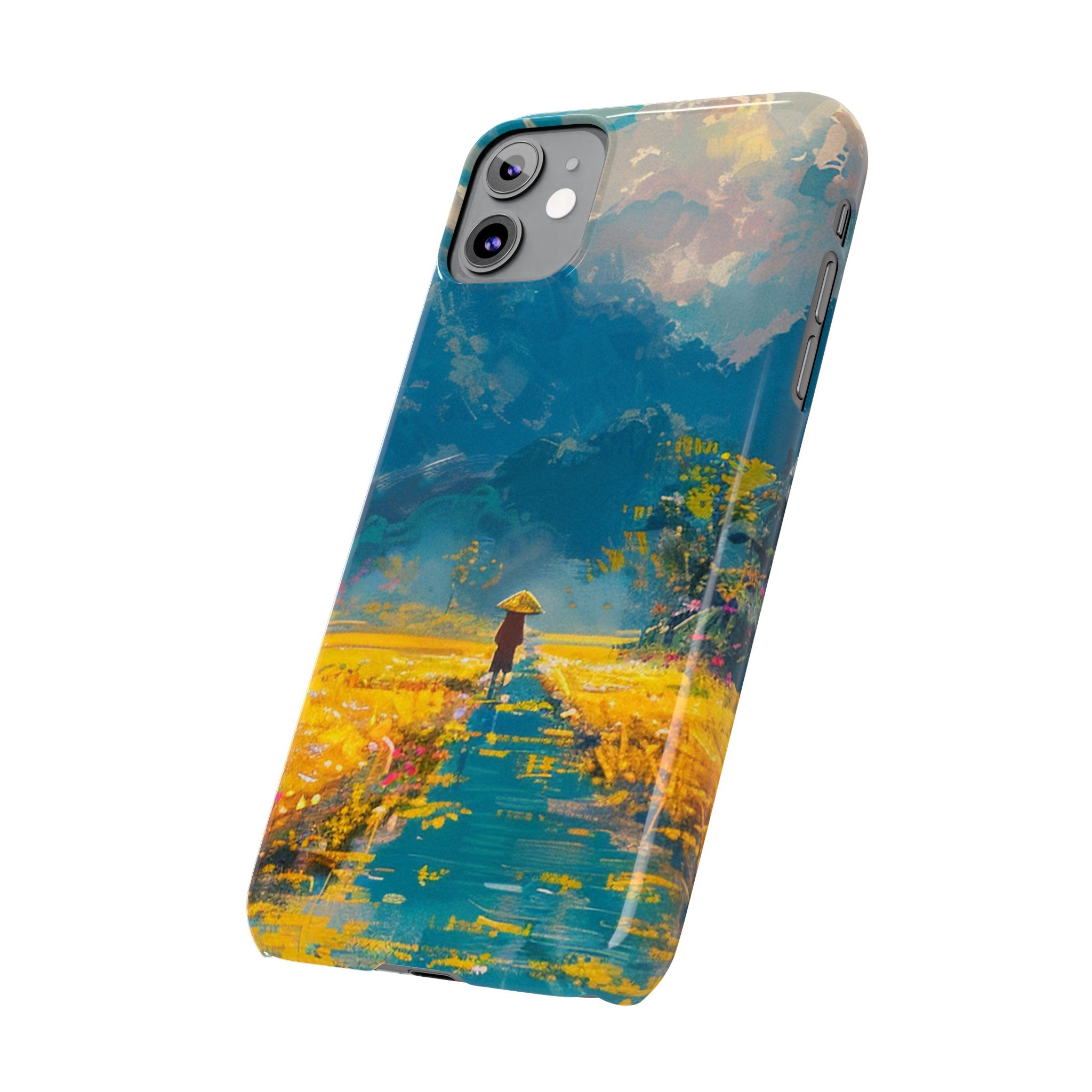 Golden Journey Slim Phone Case