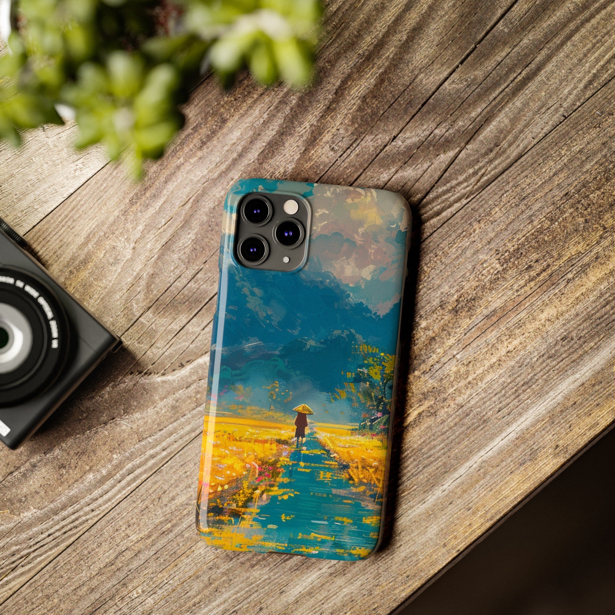 Golden Journey Slim Phone Case