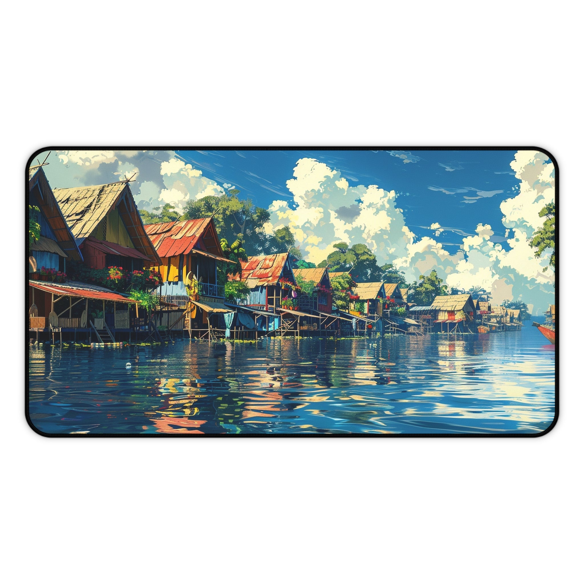 Floating Village Serenity Desk Mat