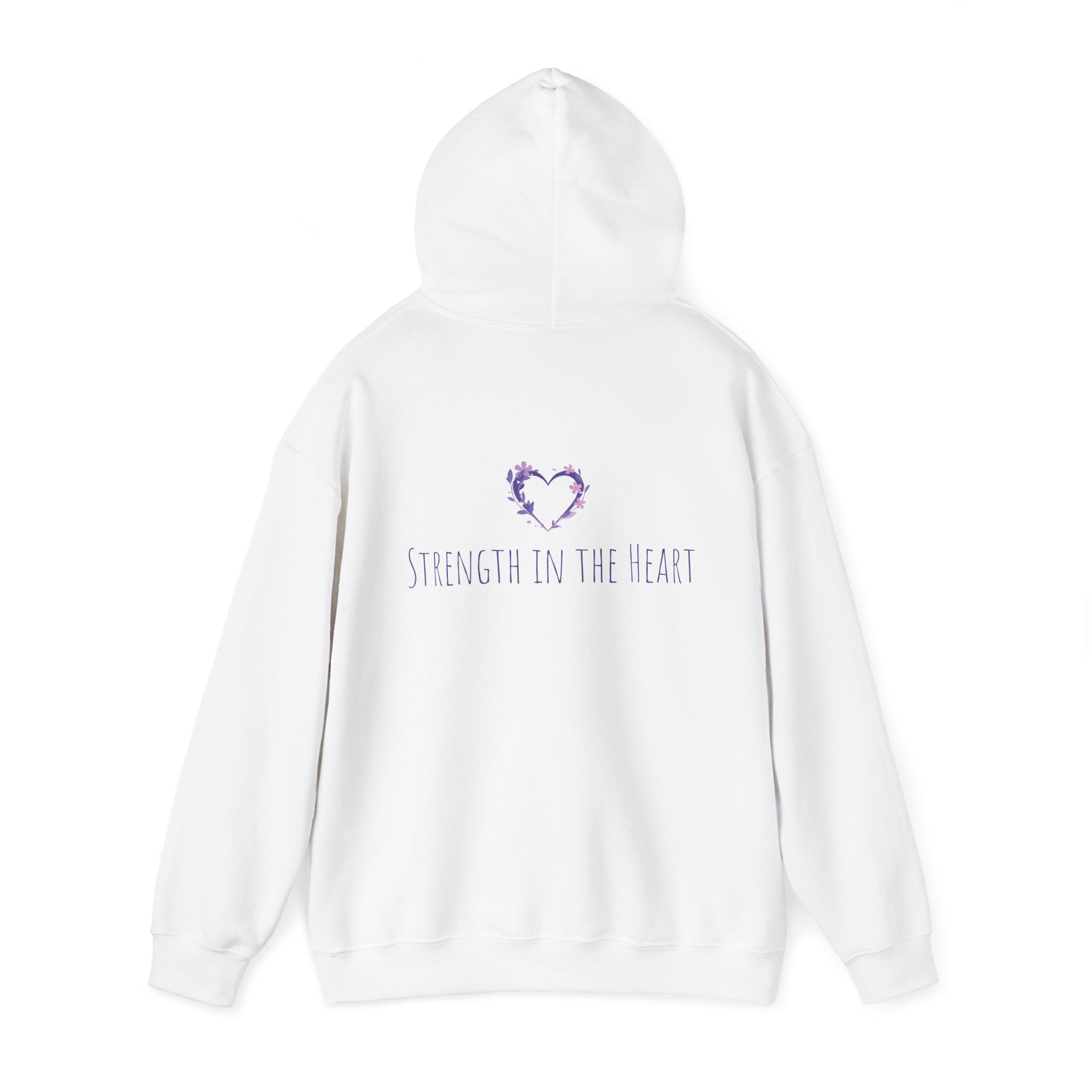 Strength in the Heart - Heavy Blend Hoodie