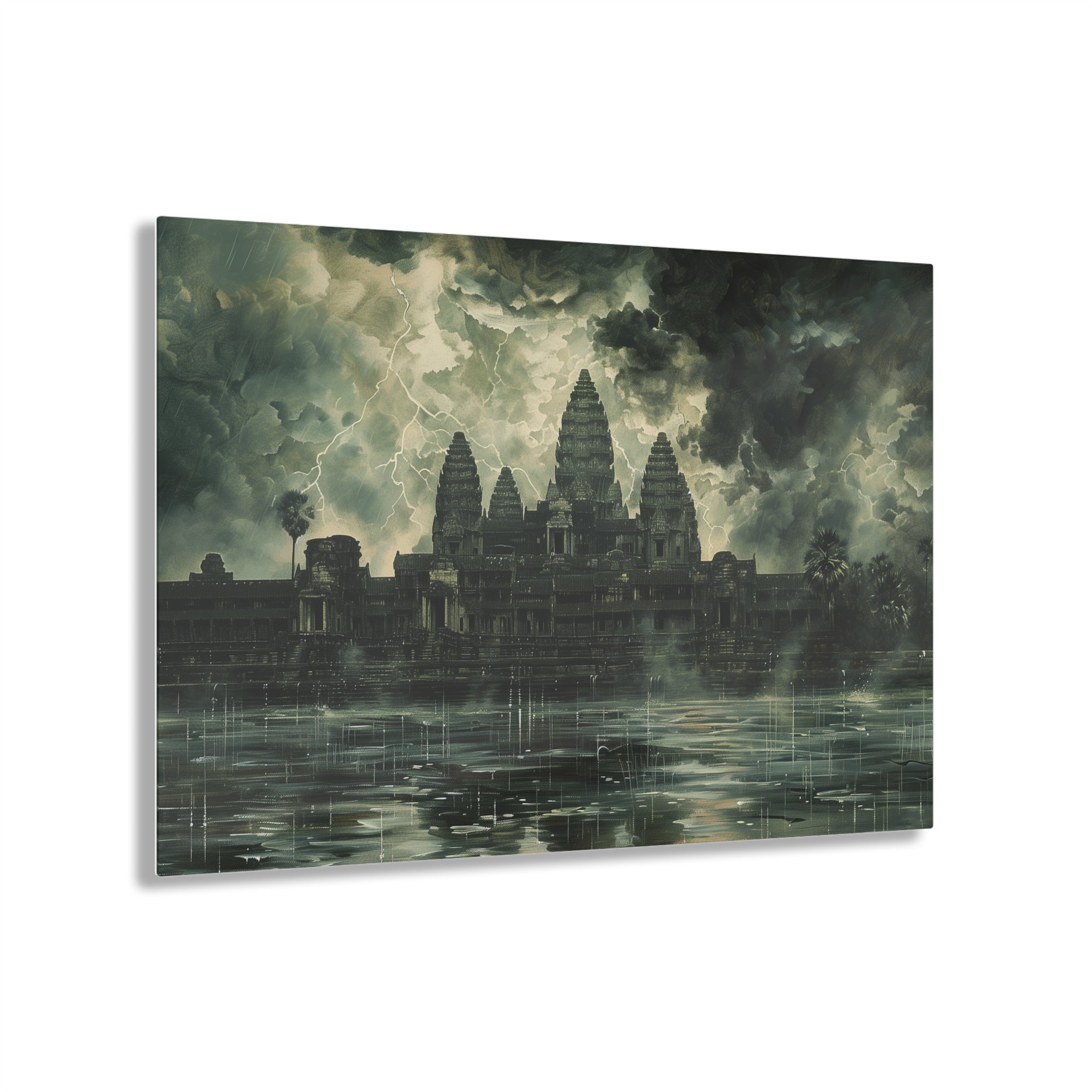 Stormy Majesty at Angkor Wat Acrylic Print