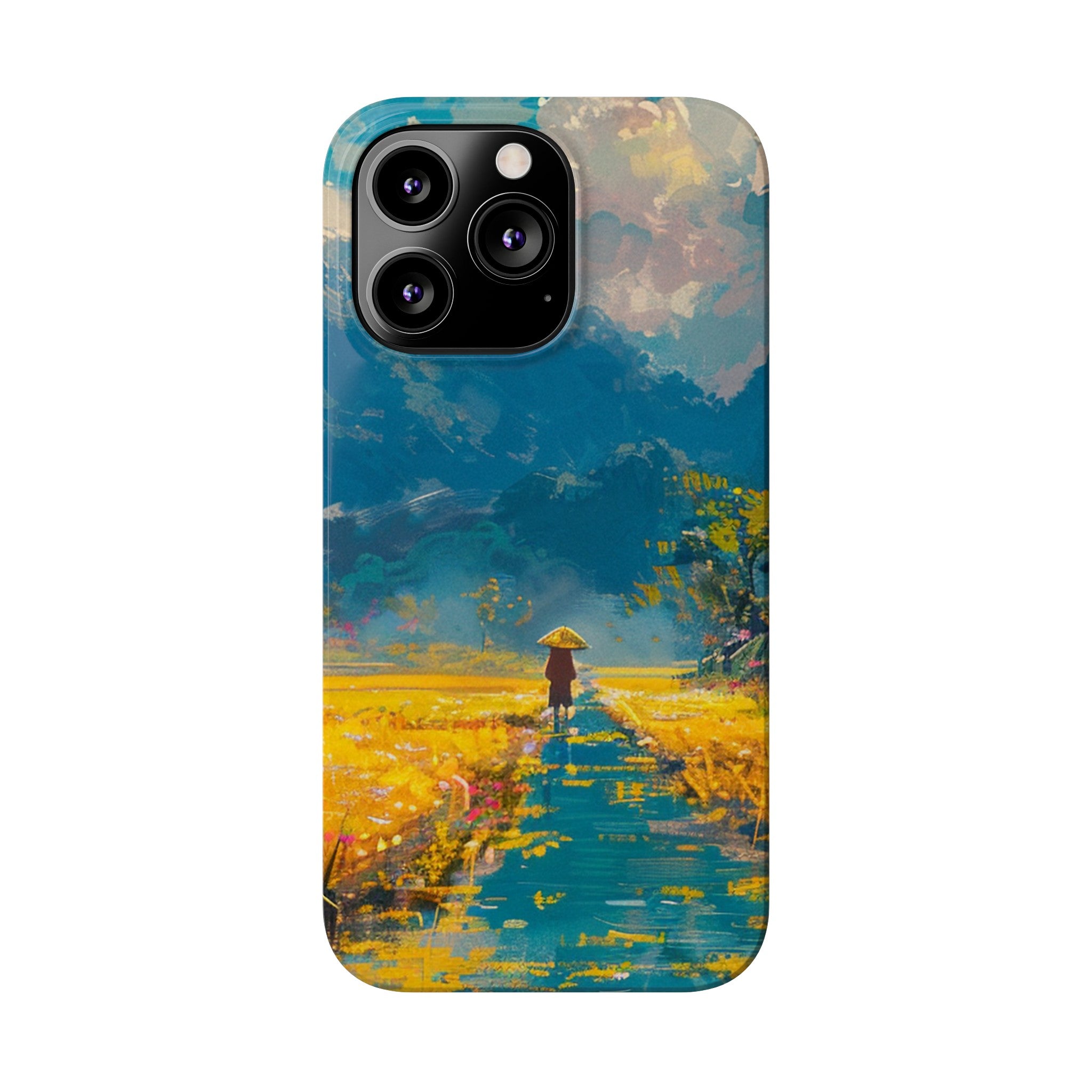 Golden Journey Slim Phone Case