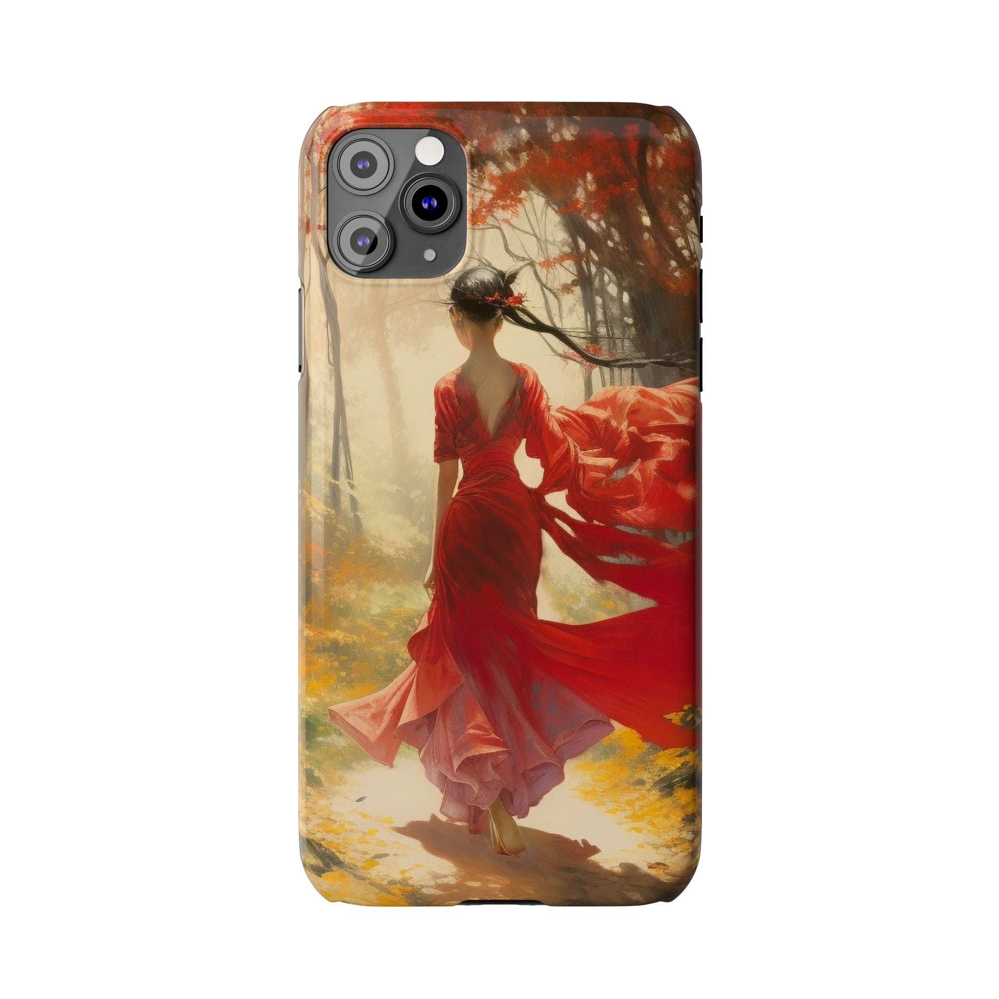 Crimson Journey Slim Phone Case