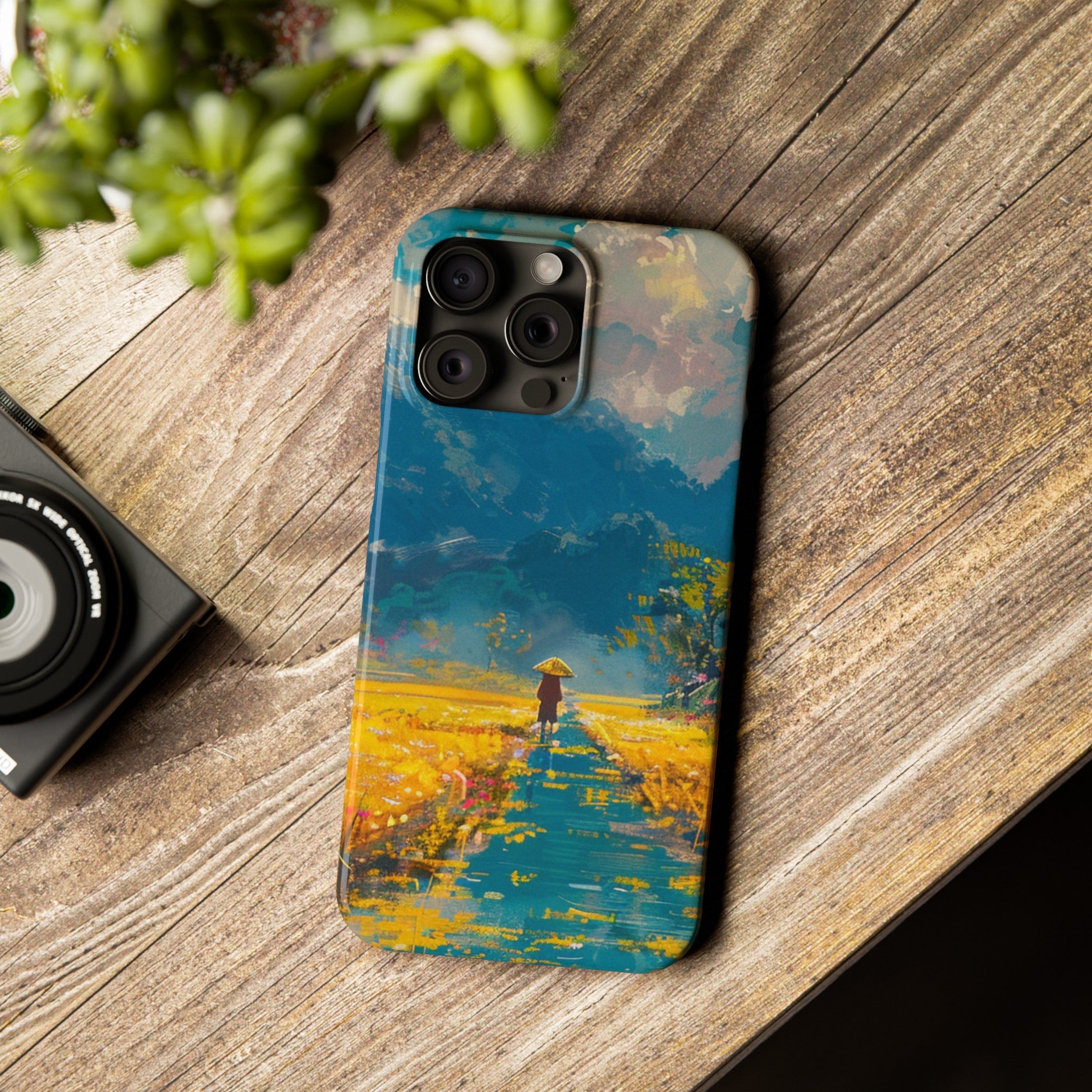 Golden Journey Slim Phone Case