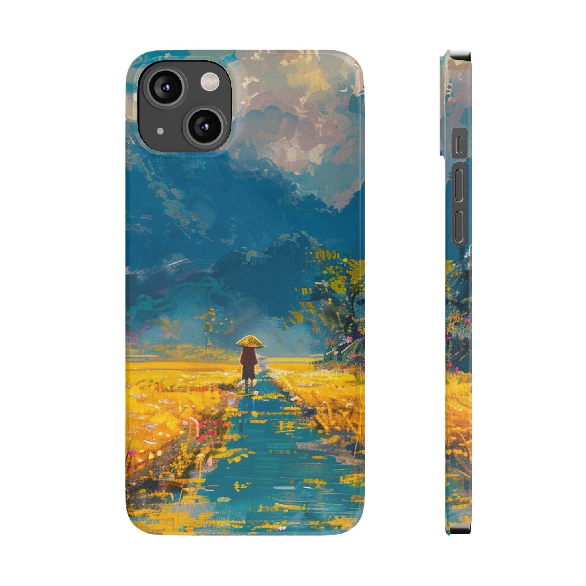 Golden Journey Slim Phone Case