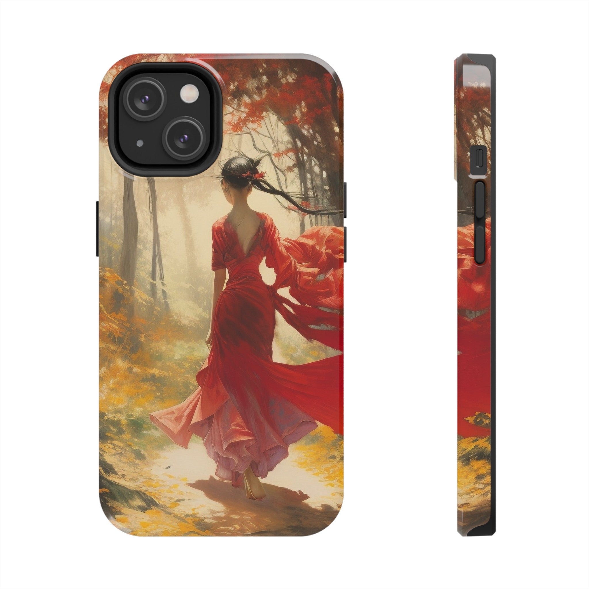 Crimson Journey Tough Phone Case