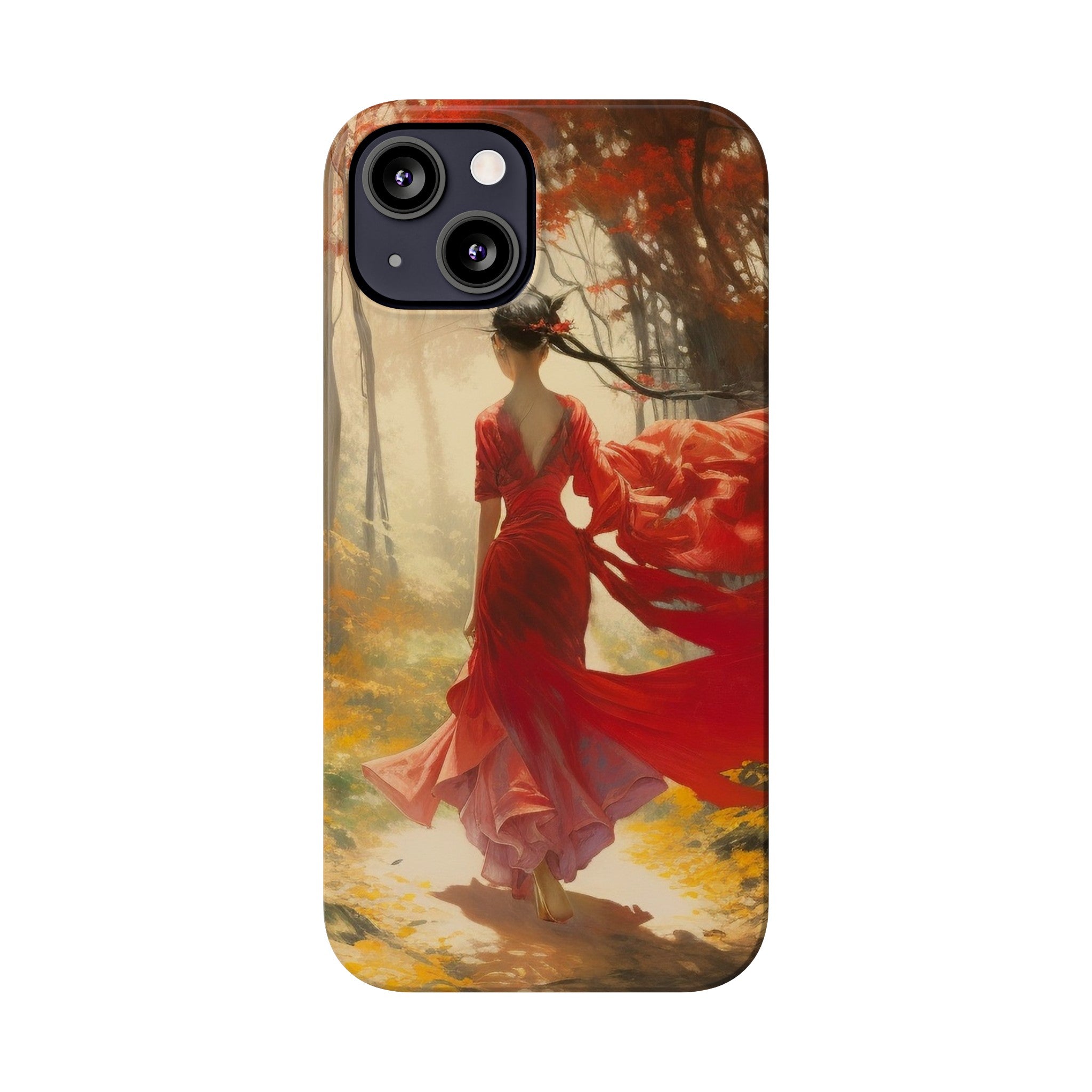 Crimson Journey Slim Phone Case