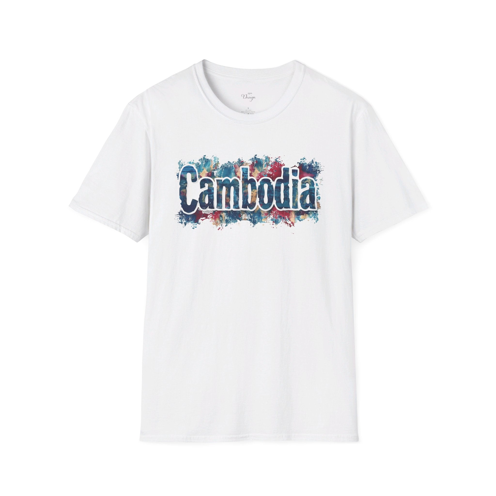 Softstyle T-Shirt with Cambodia Print