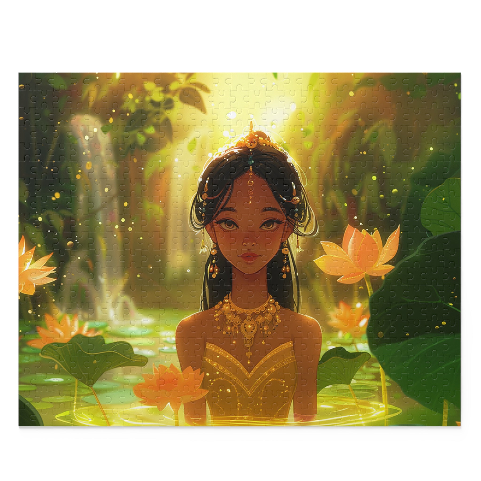 Golden Grace: Khmer Maiden Puzzle