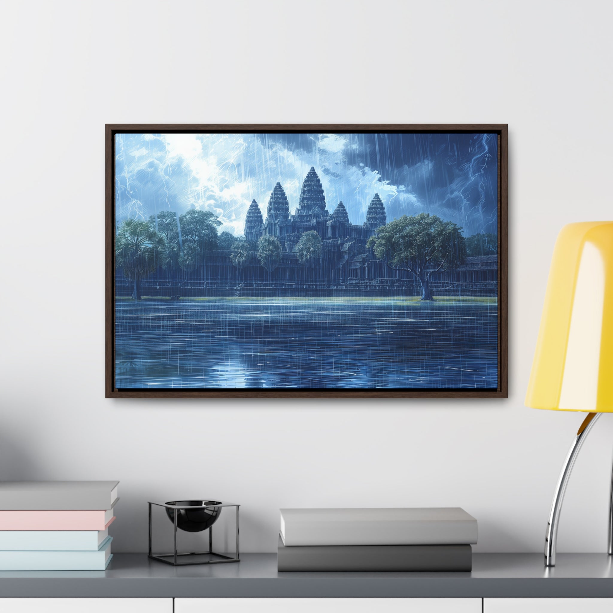 Thunderstorm Over Angkor Wat Canvas