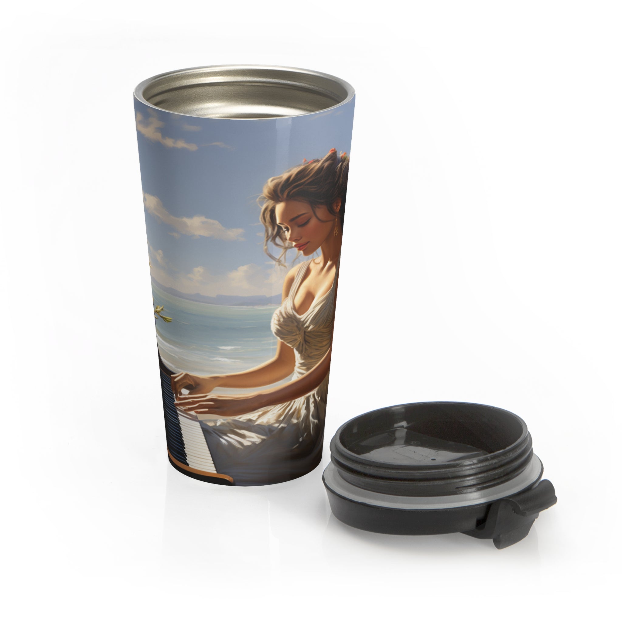 Serenade by the Sea Travel Mug