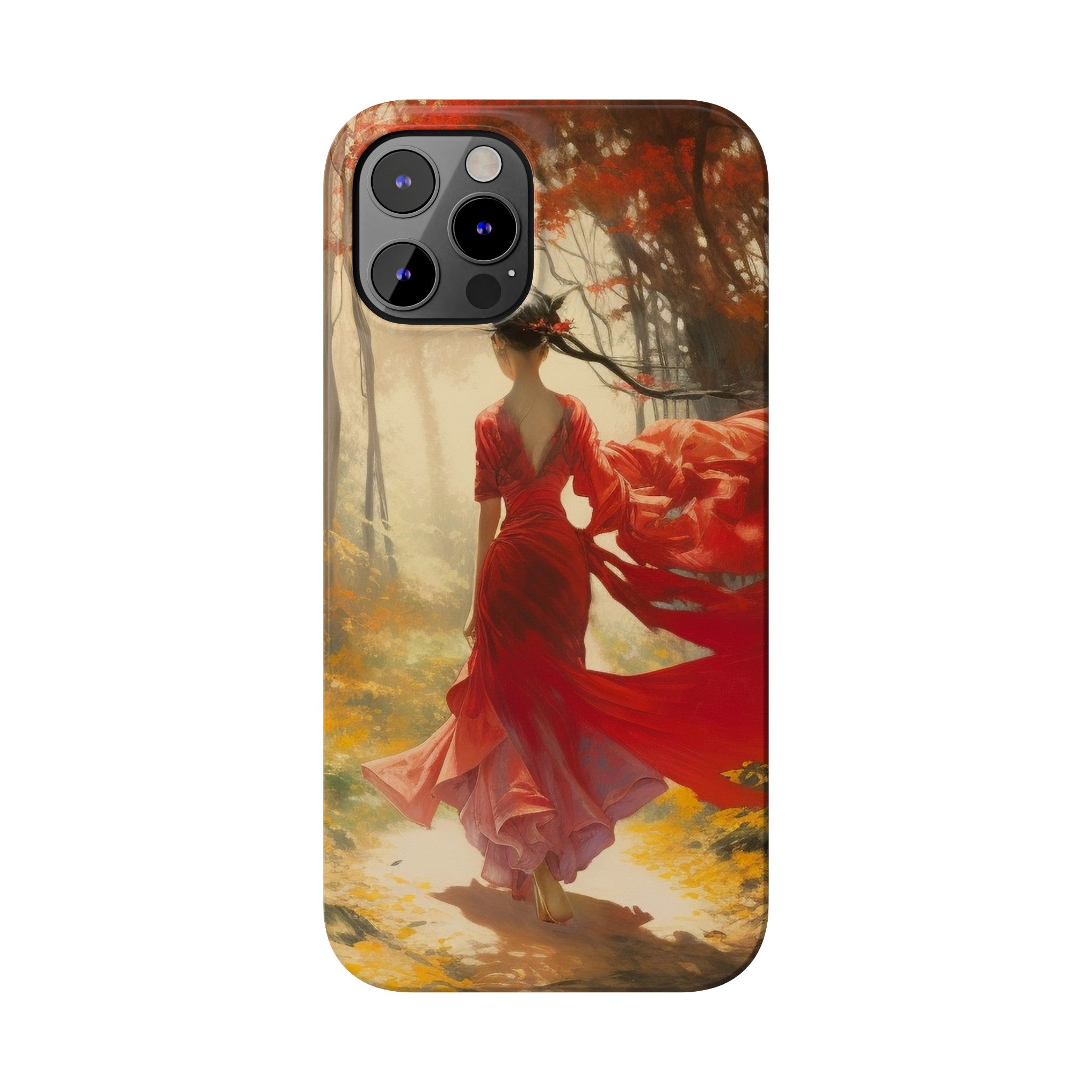 Crimson Journey Slim Phone Case