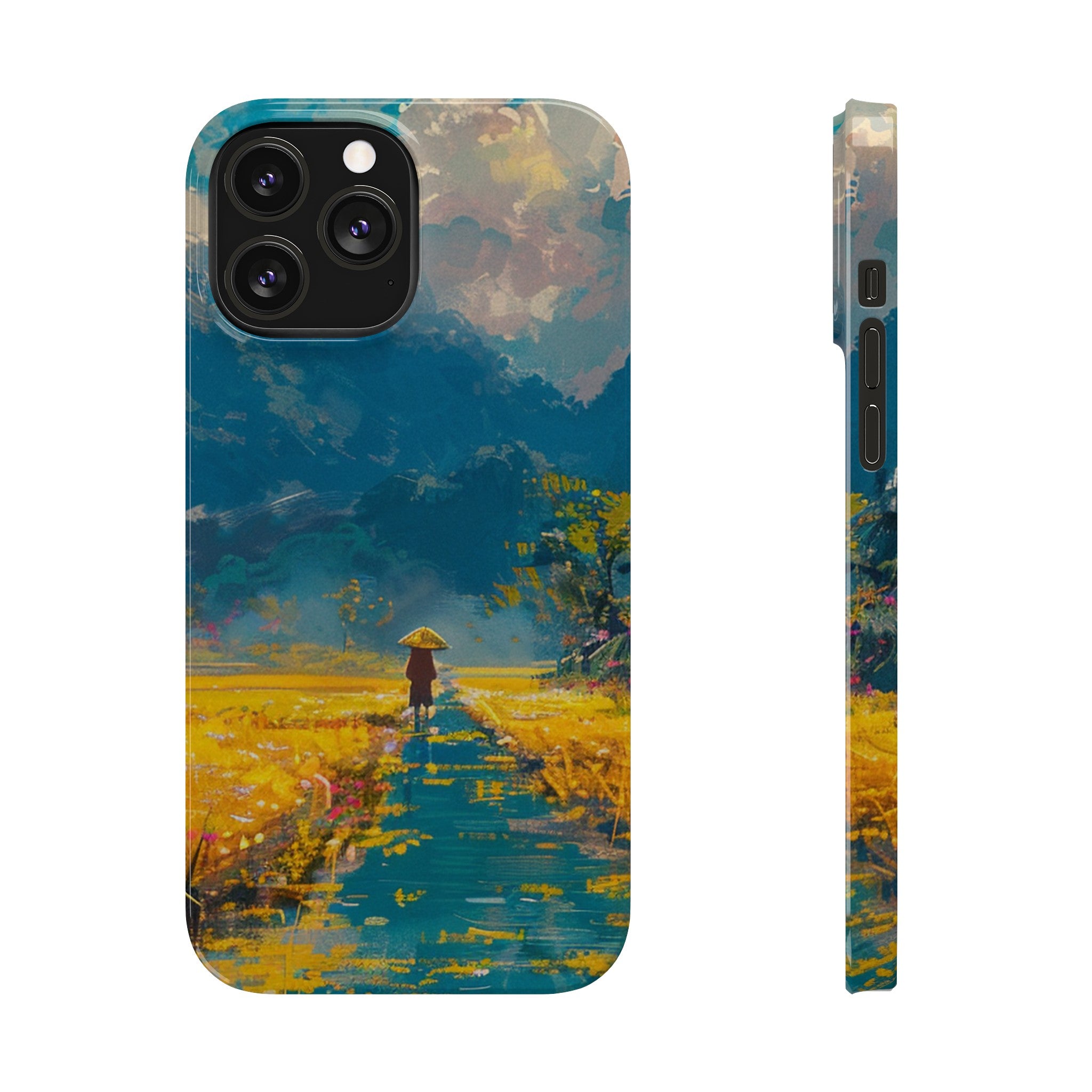 Golden Journey Slim Phone Case