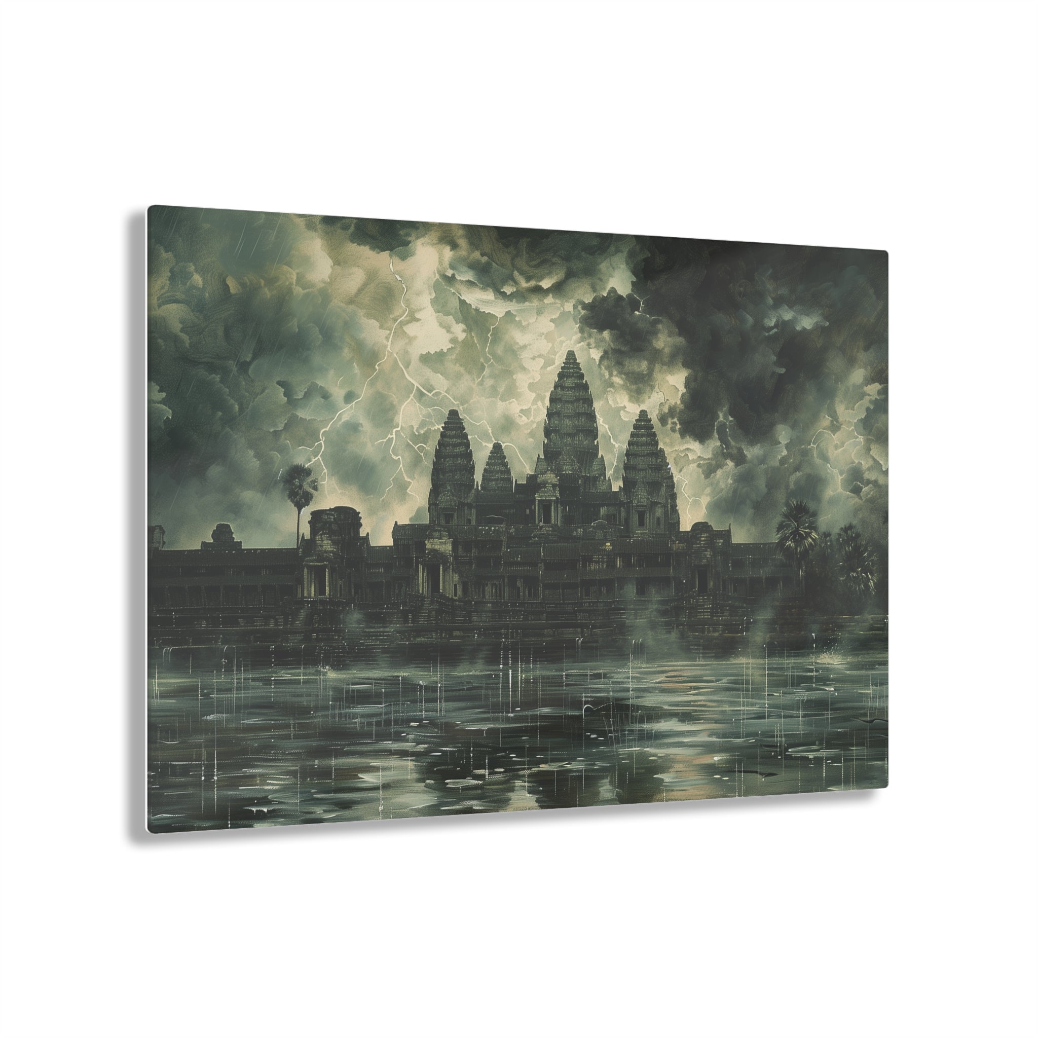 Stormy Majesty at Angkor Wat Acrylic Print