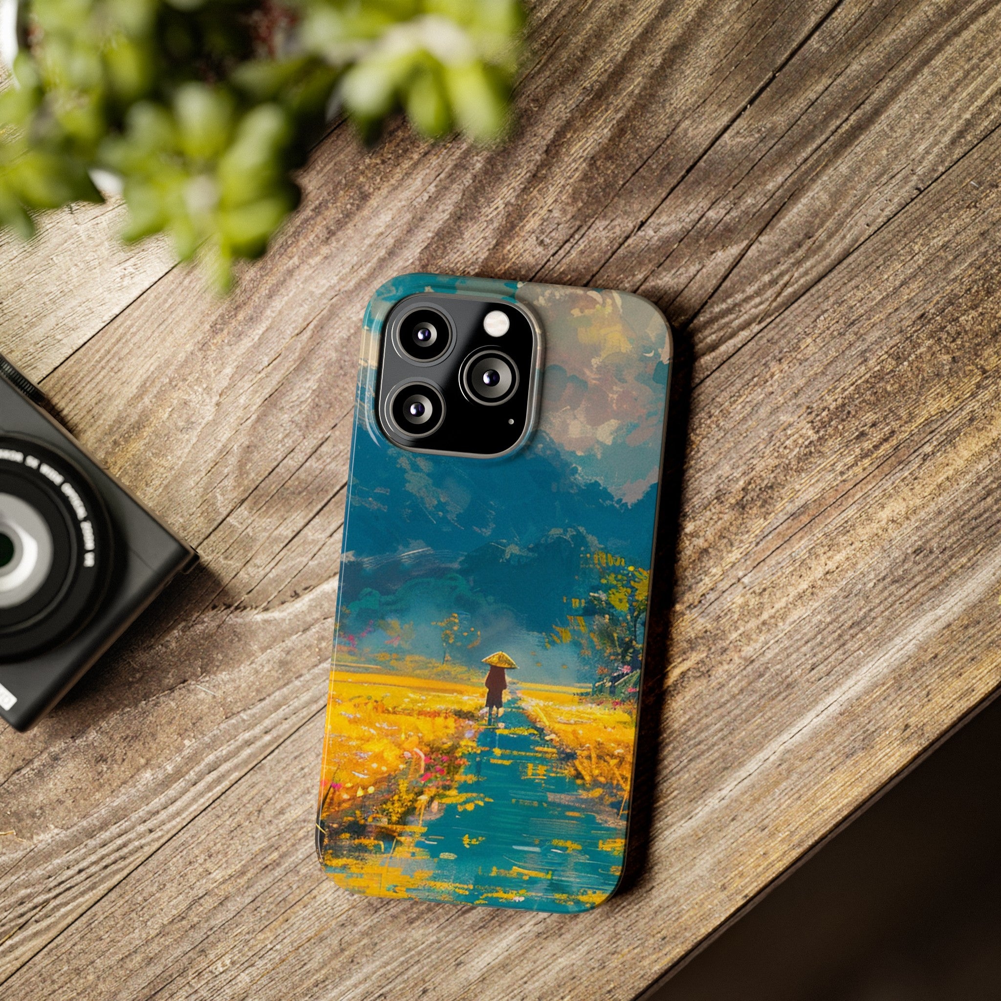 Golden Journey Slim Phone Case