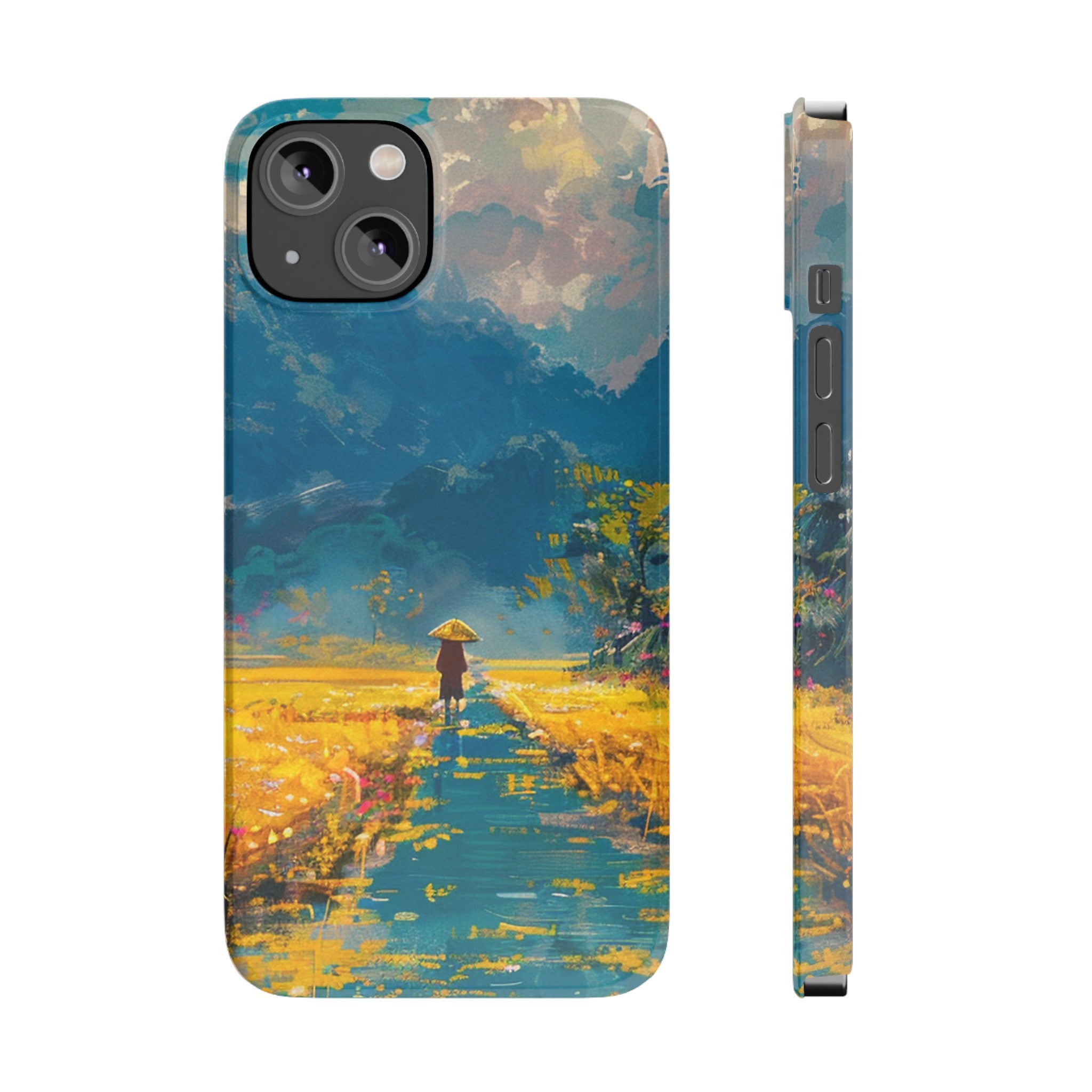 Golden Journey Slim Phone Case