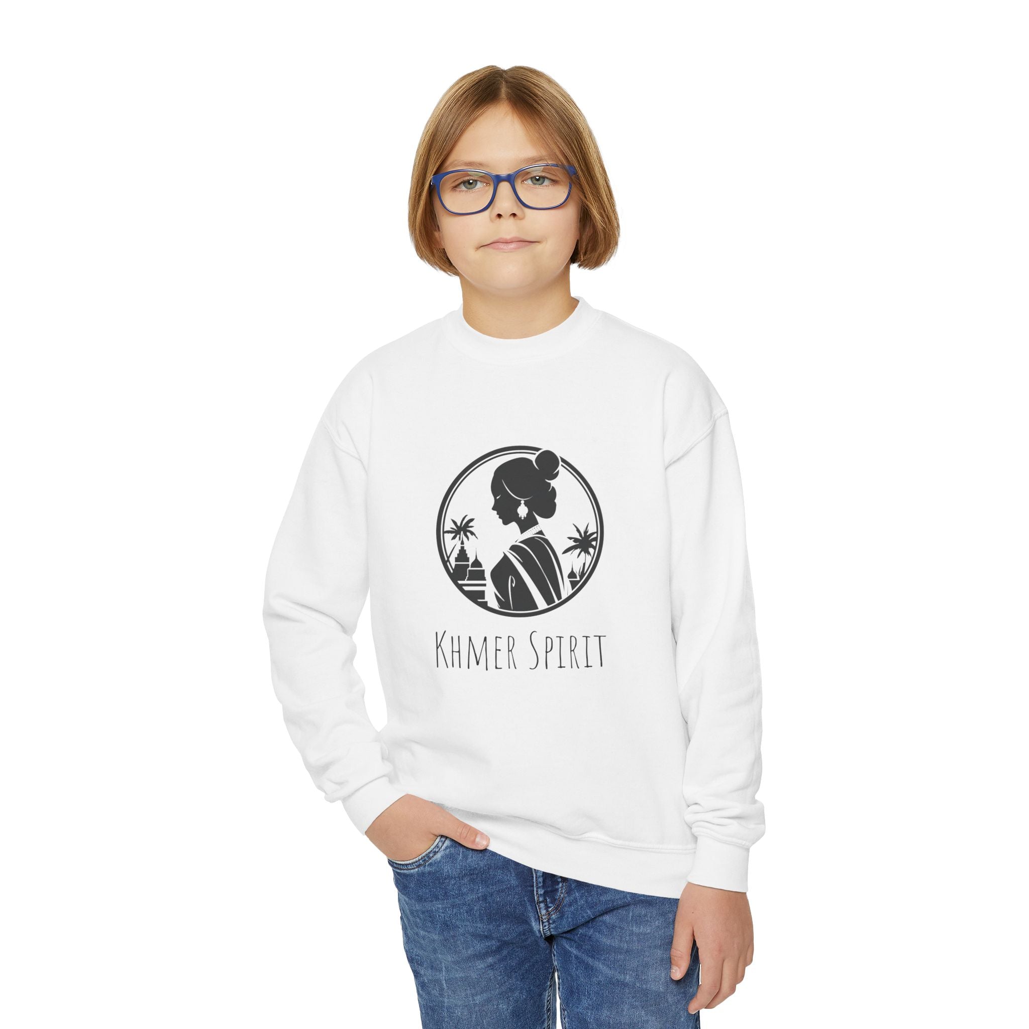 Khmer Spirit Youth Crewneck Sweatshirt